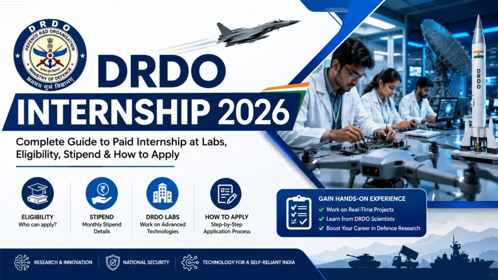DRDO Internship 2026