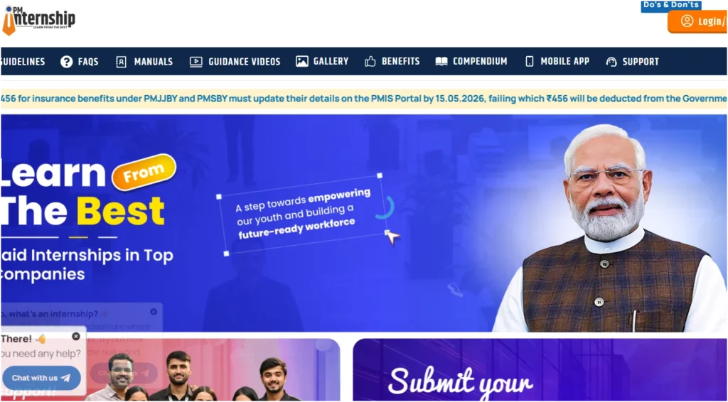 PM Internship Scheme 2026 (Phase 3) Apply Online for Rs. 9,000Month Stipend, Check Eligibility, Duration