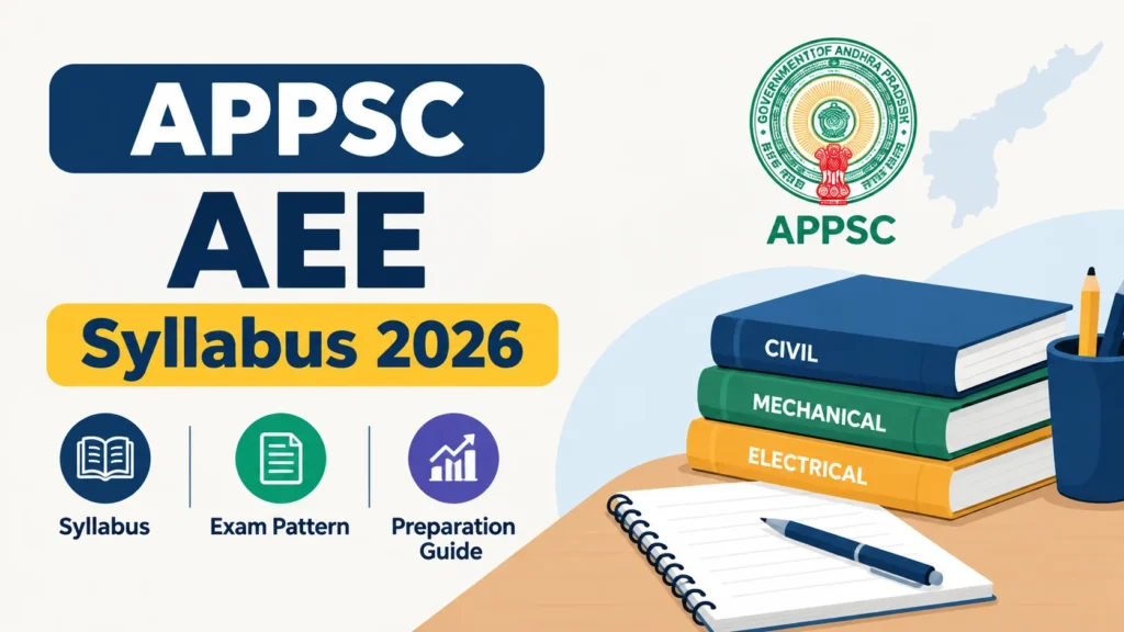 APPSC AEE Syllabus 2026 Complete Syllabus, Exam Pattern and Preparation Guide