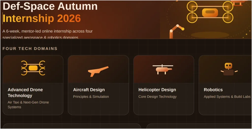 Def-Space Autumn Internship 2026 by BSERC Dates, Fees, Eligibility and What Students Should Check Before Applying