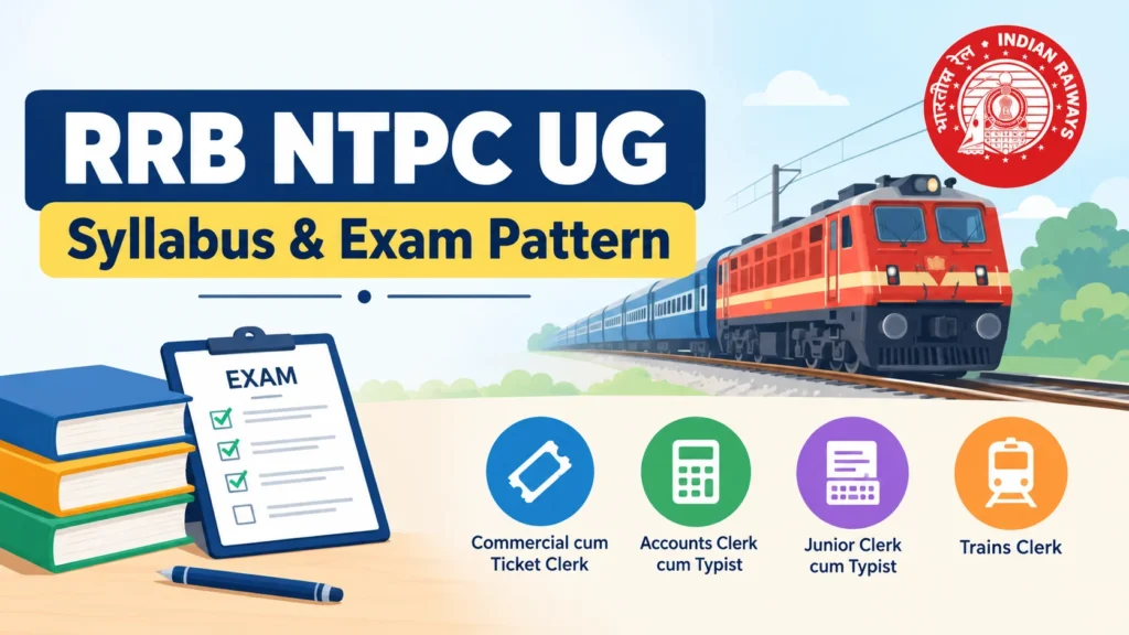 RRB NTPC Undergraduate Syllabus & Exam Pattern 2026 Post-Wise Guide with Detailed Analysis